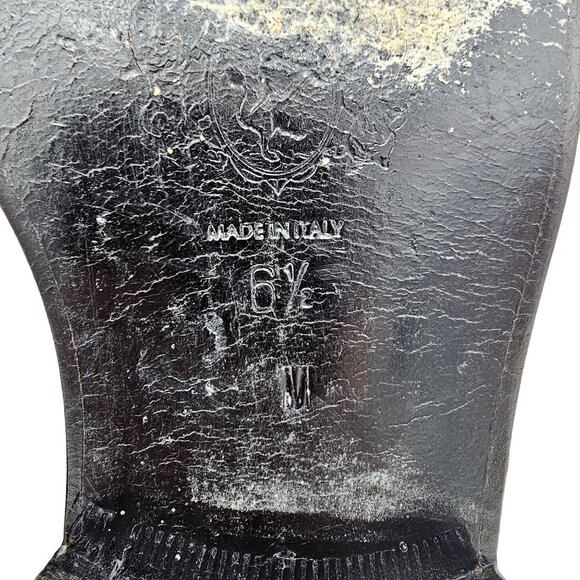 Bruno Magli Italy Men's size 6.5 Dress Shoes Brown Nappa Leather Cap-toe Oxfords - Picture 8 of 13